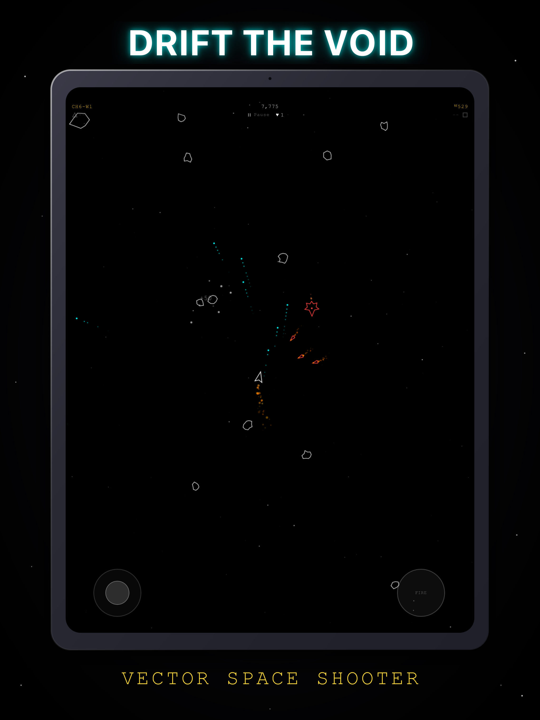 Rift Drifter on iPad: Drift the void