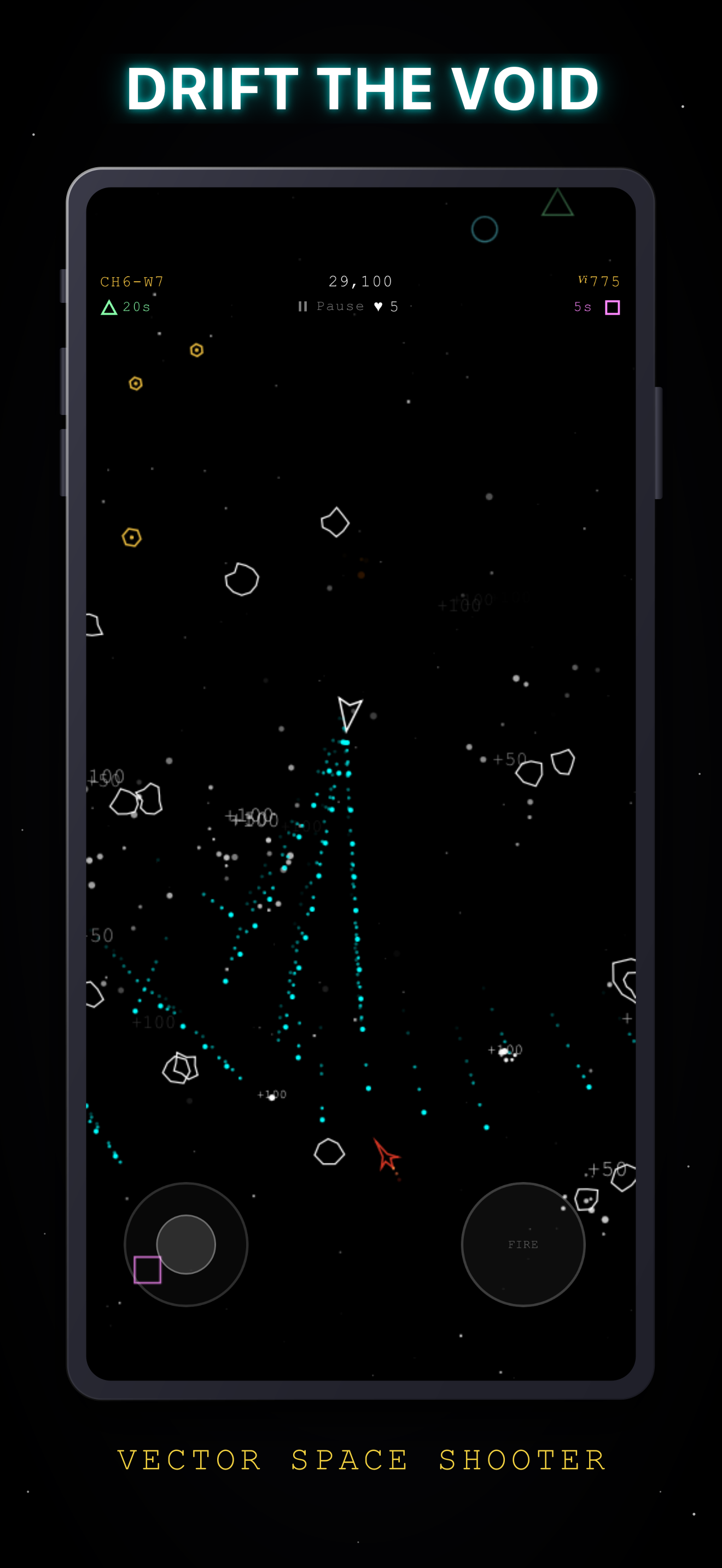 Rift Drifter on iPhone: Drift the void
